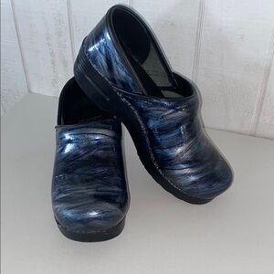 Dansko Blue Mules Comfortable Clogs